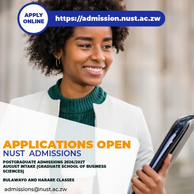 POSTGRADUATE ADMISSIONS 2026/2027 AUGUST INTAKE (GRADUATE SCHOOL OF  BUSINESS SCIENCES)  BULAWAYO AND HARARE CLASSES