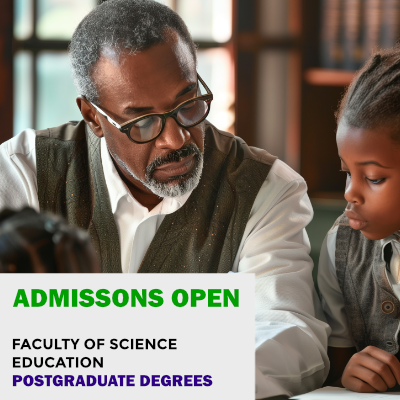 2026 Postgraduate Faculty of Science and Technology Education Advert